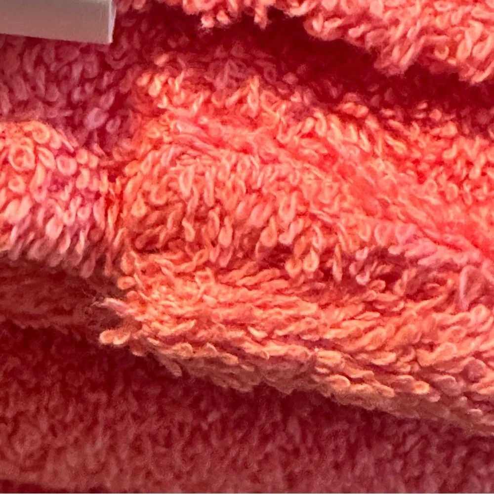 Company Store Turkish Cotton lounge chair cover beach towel coral pink 30x90”